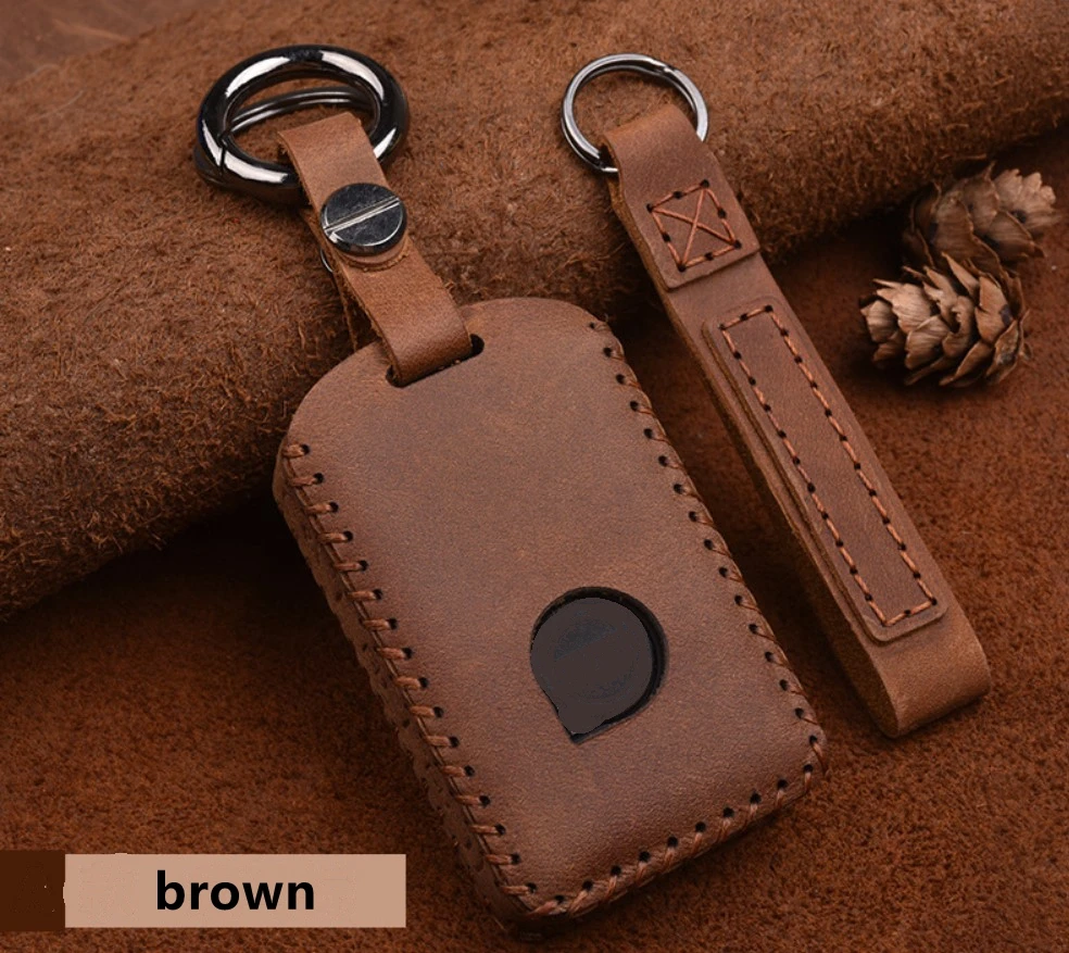 Чехол ручной работы для автомобильного ключа держатель VOLVO S90 V90 XC90 XC60 XC40 T5 T6 T8 2017