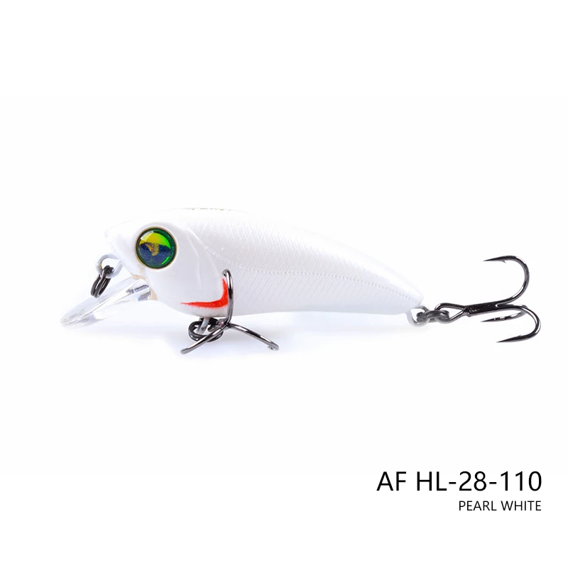 ANYFISH WOBBLING SHAD 40F-SR жесткая приманка для рыбалки 10 цветов на выбор 4 см 2,5 г с 2 рыболовными крючками глубина погружения 0,5 м 3D глаза - Цвет: AF HL-28-110