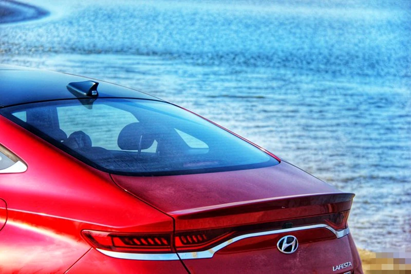 Для hyundai LAFESTA+ задний спойлер высокого качества ABS Материал грунтовка цвет украшение в виде хвостового крыла для LAFESTA