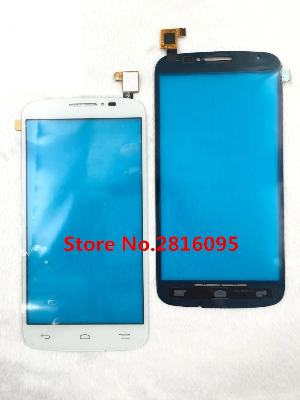 Черно белый сенсорный экран дигитайзер стекло для Alcatel One Touch Pop C7 7040A 7040D 7040E 7041D 7040F