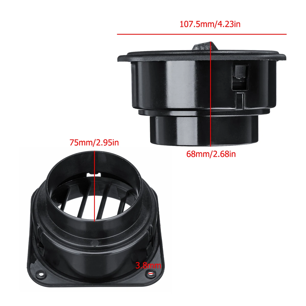 75 мм Автомобильный теплый вентиляционный воздуховод для Eberspacher Propex Plastic|Детали