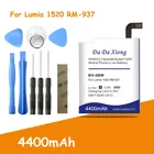 Новый высококачественный литий-ионный аккумулятор 4400 мАч для телефона Nokia Lumia 1520 MARS Phablet BV-4BW Bea Lumia1520