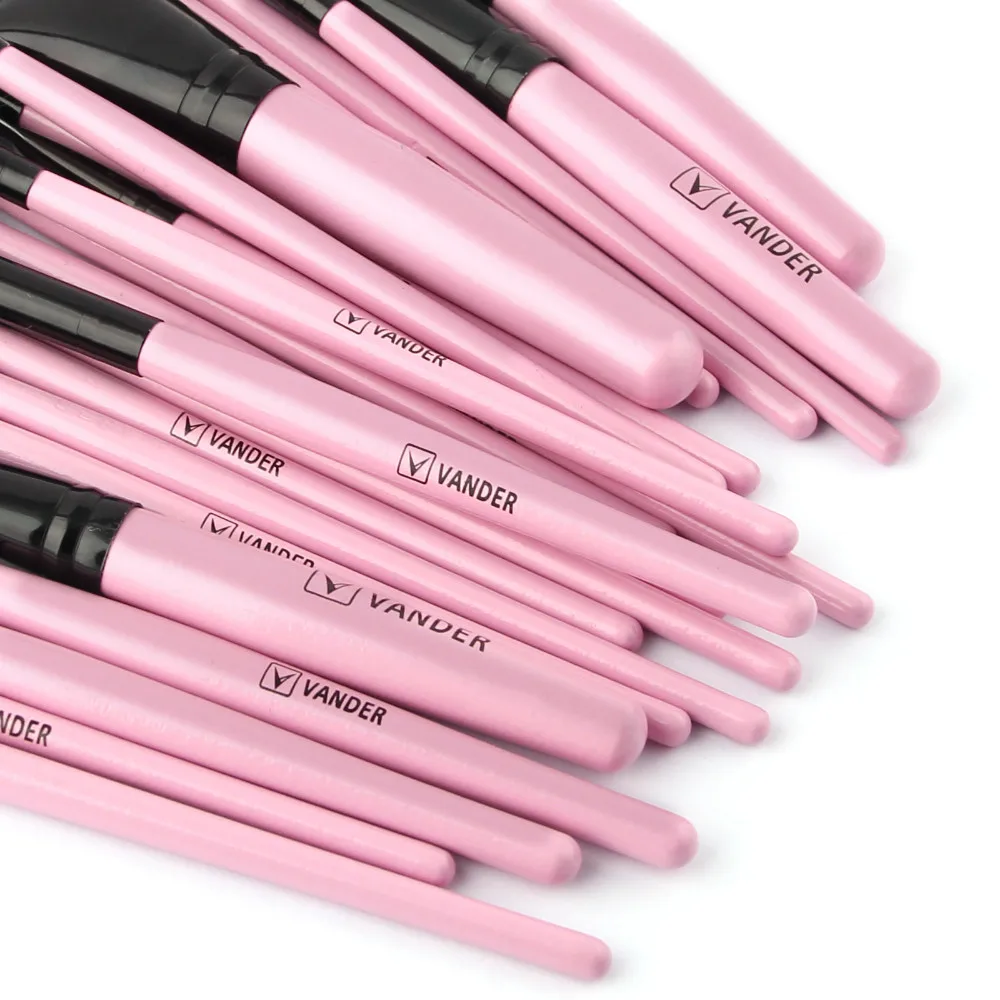 Vander профессиональные 22 шт./компл. розовые комплекты кисточек для макияжа женщин