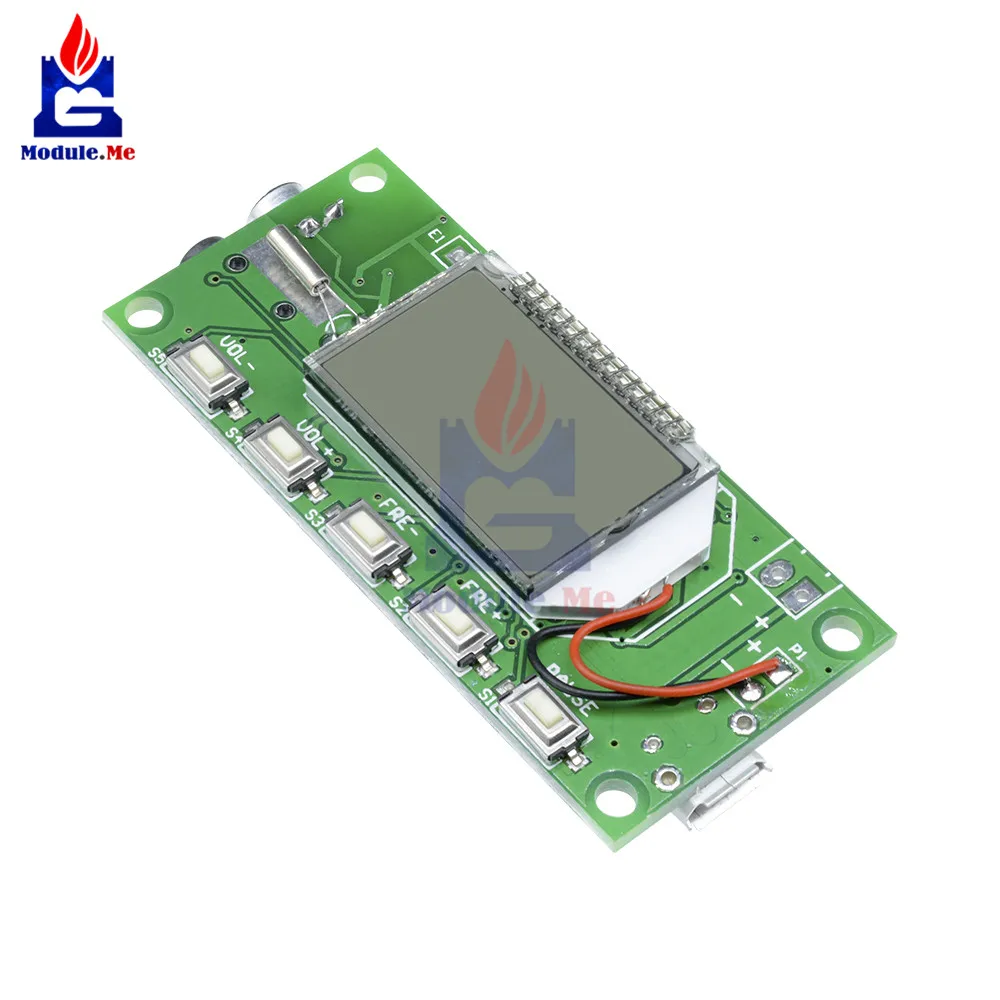 87-108 МГц DSP& PLL цифровой беспроводной микрофон стерео аудио FM приемник модуль Diy Kit электронный модуль платы блока программного управления