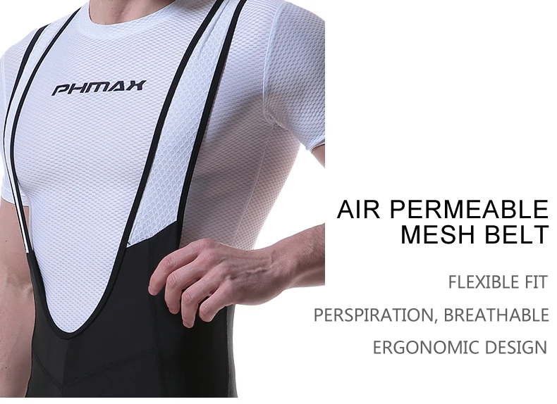 PHMAX длинные велосипедные комбинезон MTB Велоштаны с 5D дышащая гелевая подкладка сетка горная дорога брюки велосипед комбинезон