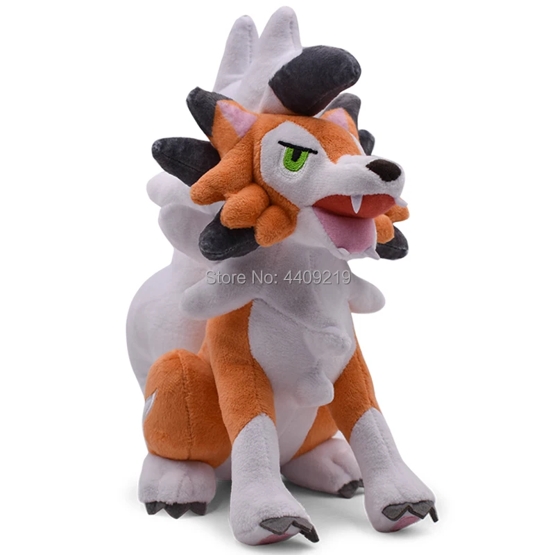 Sitting Lycanroc Plush Toy Soft Stuffed Doll Great Gift Collect  | Игрушки и хобби