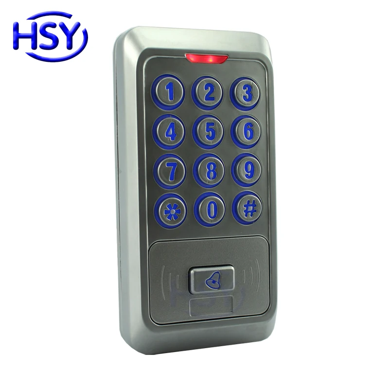 Металлический корпус RFID Клавиатура кард ридер 125 кГц Близость EM ID 13 56 МГц IC MF карты