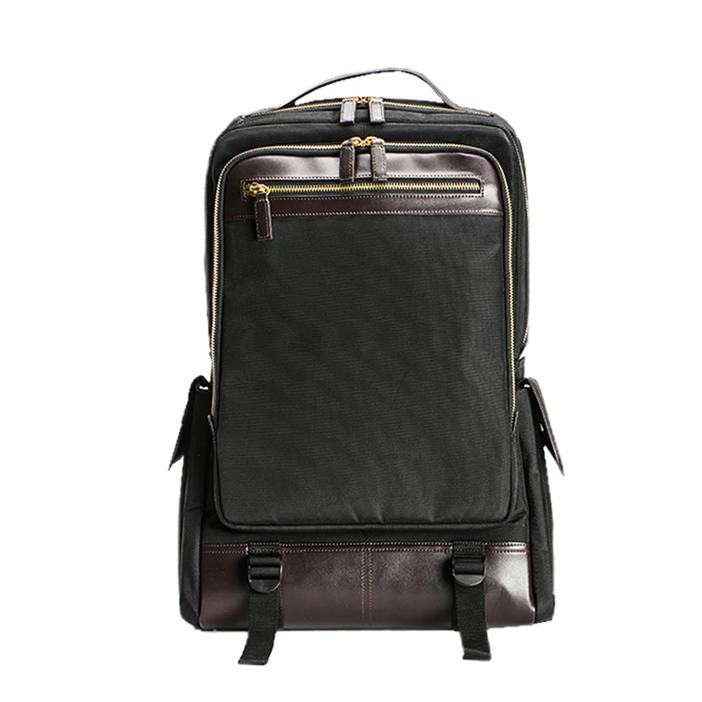 Woodfone нейлон Для мужчин Рюкзак Школьная Сумка кожаная дорожная Mochila