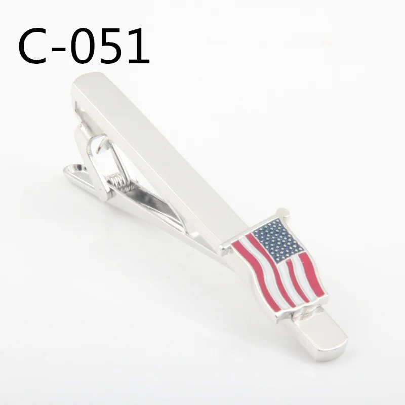 

Interesting Tie Clip Novelty Tie Clip Can be mixed For Free Shipping C-051 Flag of the United States