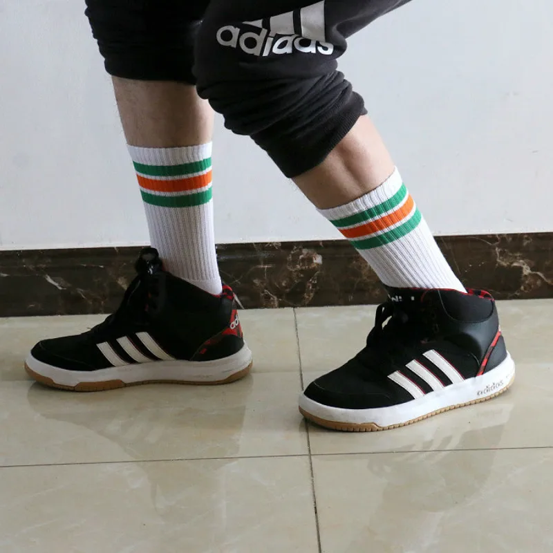 Skarpetki Meskie Носки белые Harajuku Sokken мужские хлопок Высокое качество Толстые Calcetines Hombre