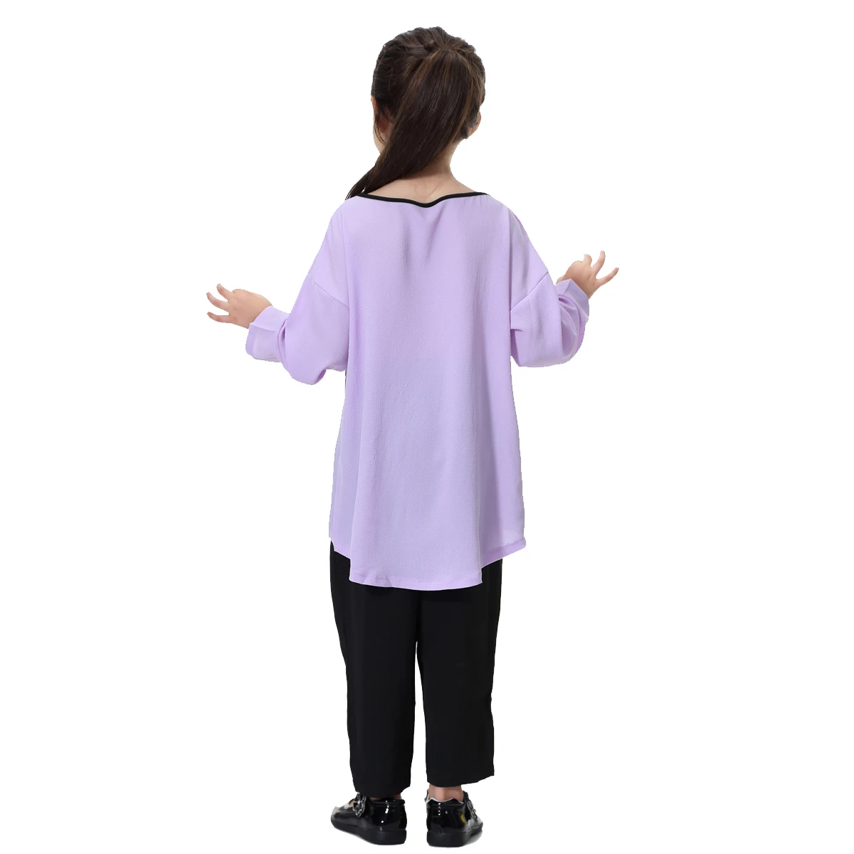 Комплект из 2 предметов Детская мусульманская одежда топы и шаровары брюки