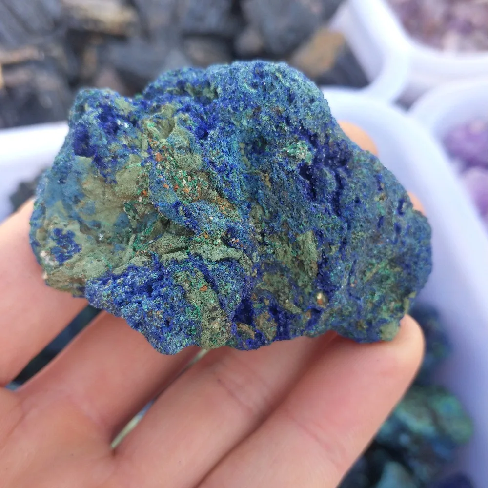 

200g Rare natural blue copper specimen natural mineral