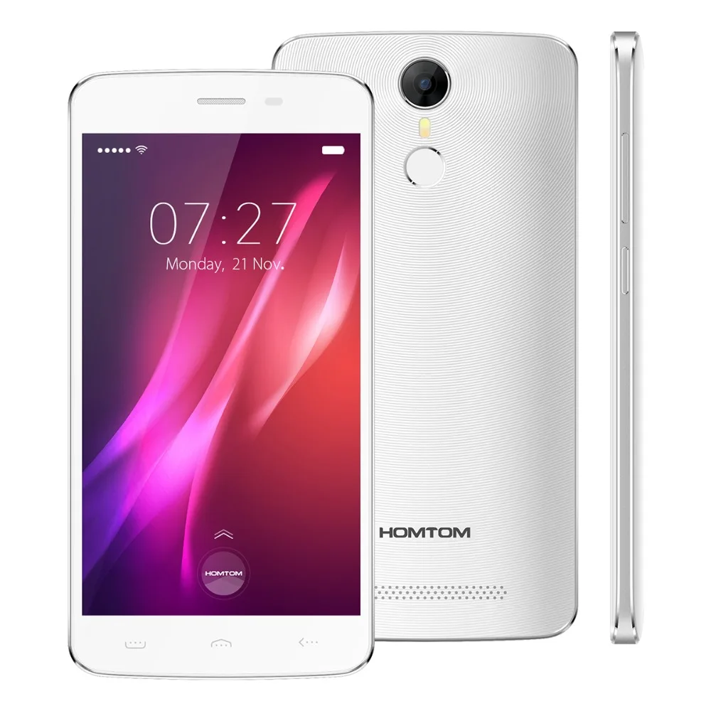Оригинальный HOMTOM HT27 5 дюймовый 1 Гб + 8 Android 6 0 4 ядра с функцией отпечатка пальца ID