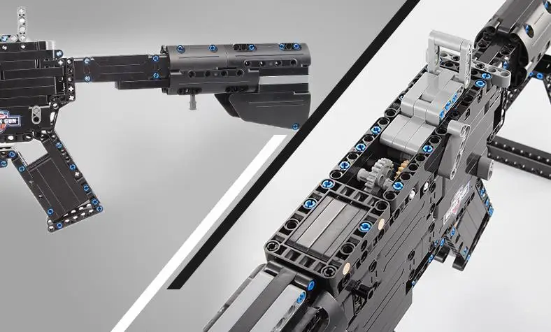 621 шт. Строительные блоки M4A1 карабин для оружия игрушки|Игрушечные кубики| |