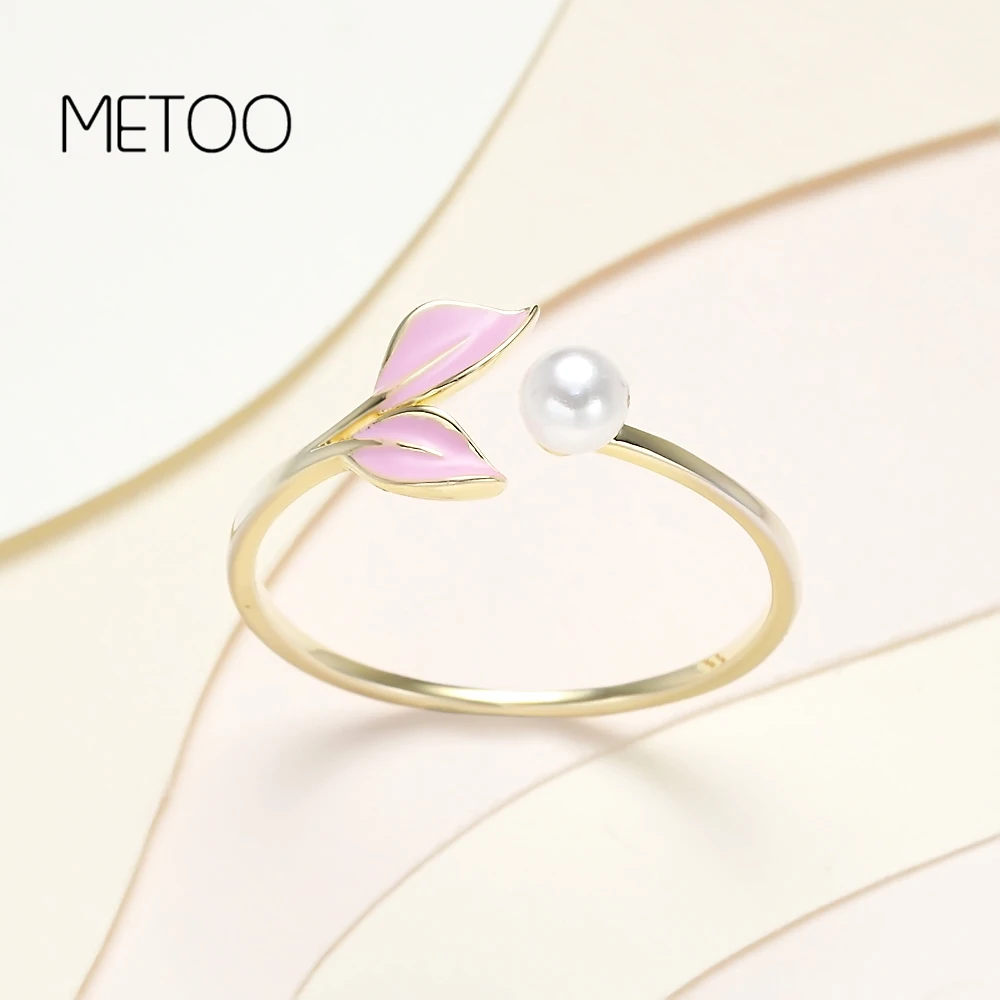 Кольцо-Хвостовая манжета METOO модное классическое кольцо золотого цвета с