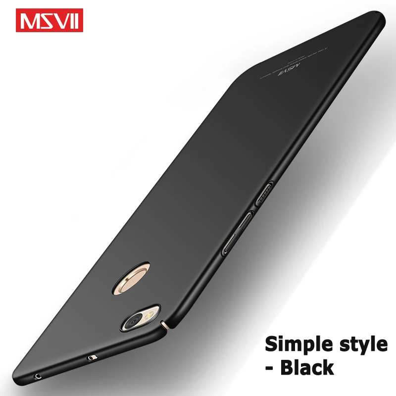 Simple Black MSVII для Xiaomi Redmi Примечание 5A чехол для Redmi Note 5A prime pro Global чехол Note5a ультра тонкий полная защита жесткая задняя крышка из ПК - Цвет: Simple Black