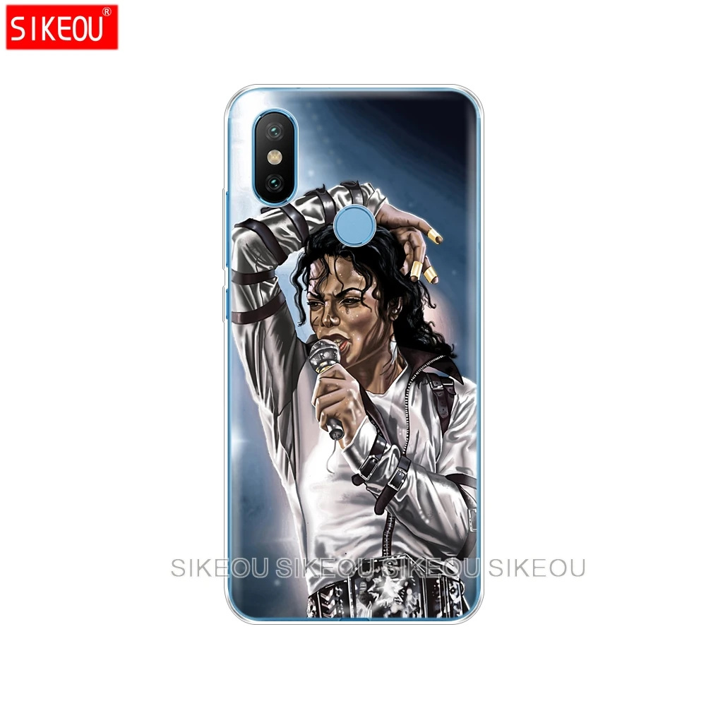 Силиконовый чехол для Xiaomi Mi 8 8SE A1 A2 5 5S 5X 6 Mi5 MI6 NOTE 3 MAX Mix 2 2S Michael Jackson dancing king Design |
