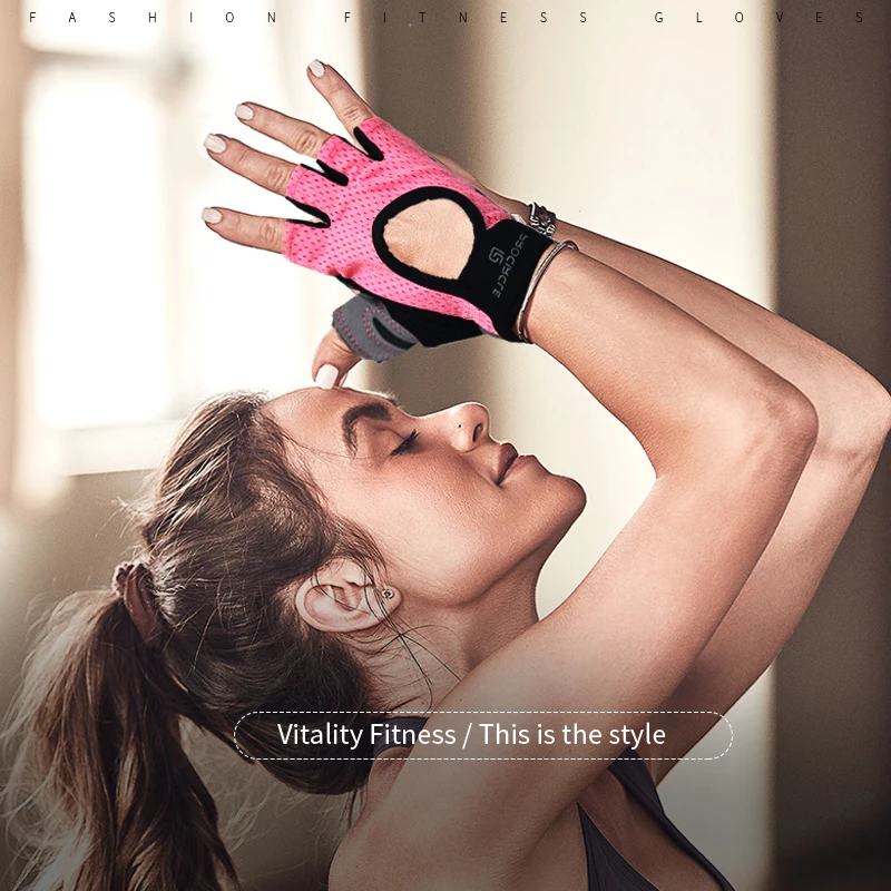 Защитные перчатки для тренировок женские йоги мужские спортзала Нескользящие