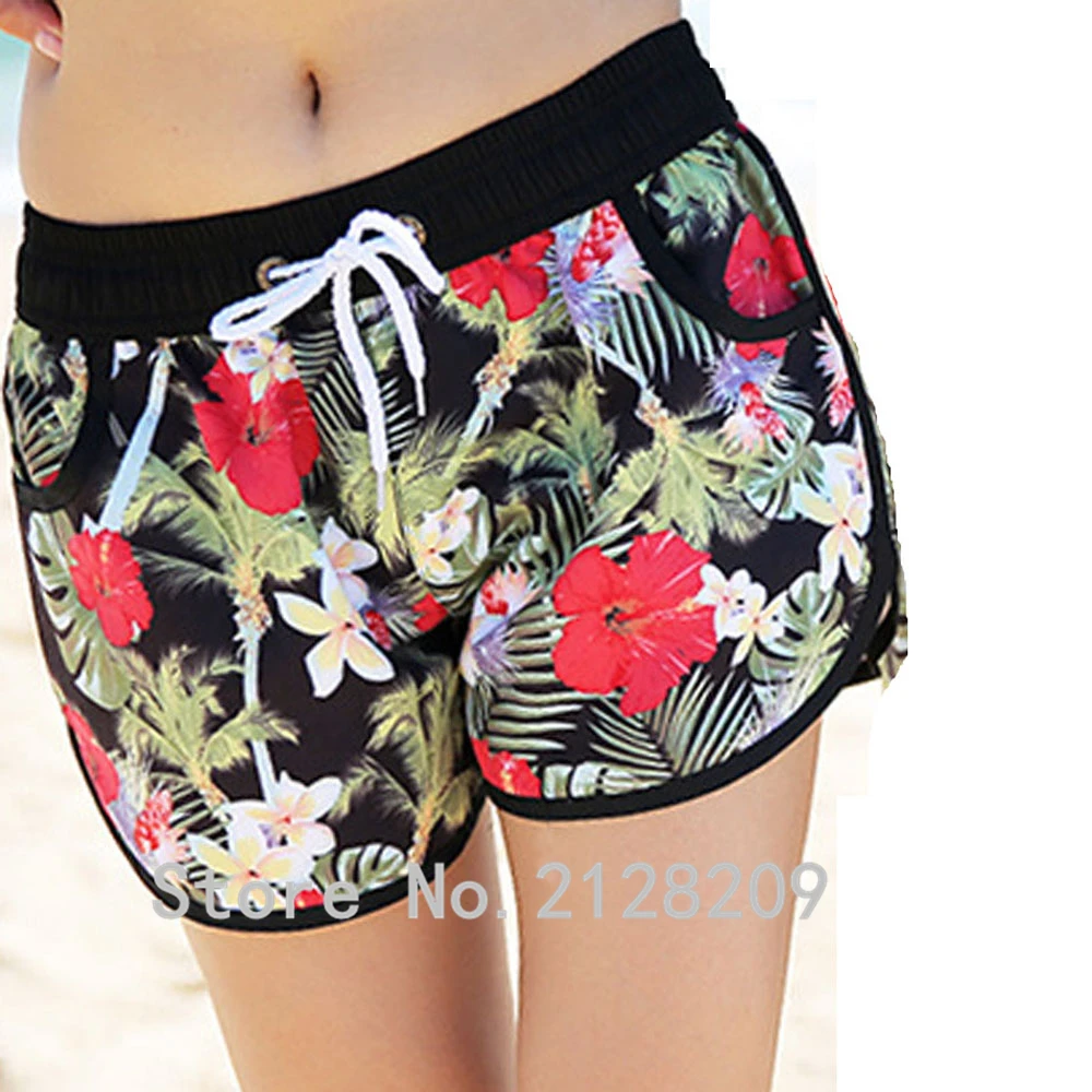 SEASLEAM Quick Dry Женщины Шорты Купальник Марка Лето Купальники Пляжные Гидрокостюм Для