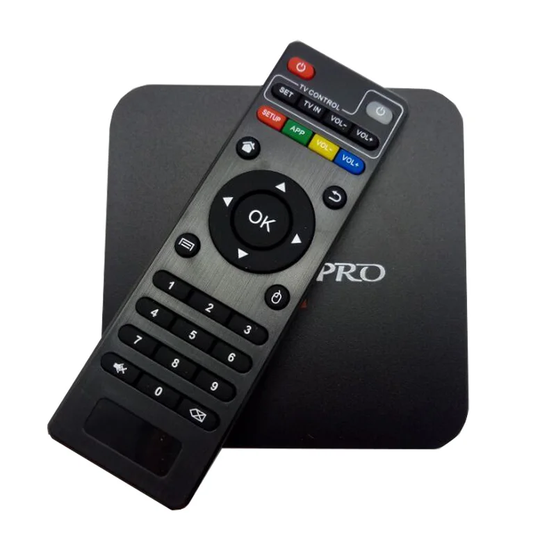 5 шт. HDMI Pro 4 К Коди TV Box ES Android 6.0 Amlogic S905X ТВ коробка 1 ГБ/8 ГБ WI FI 1080 P полностью загружен
