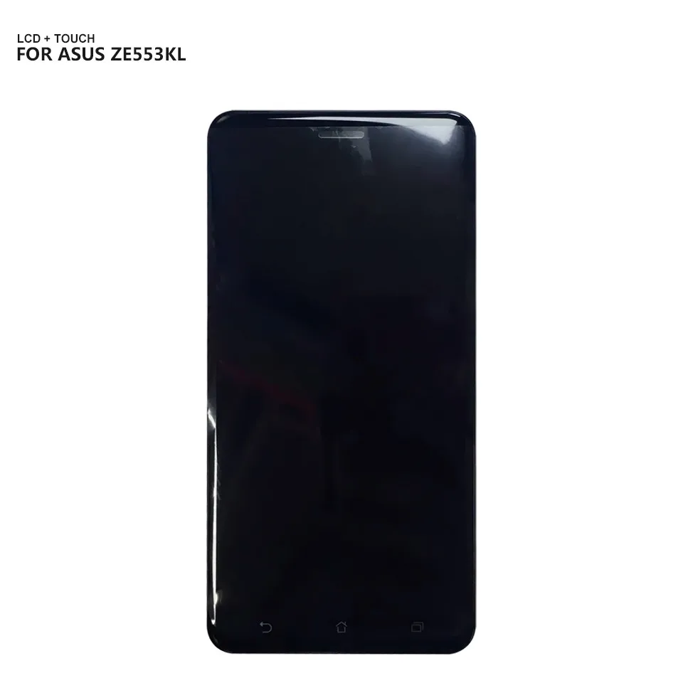 Для ASUS ZenFone 3 Zoom ZE553KL ЖК-дисплей кодирующий преобразователь сенсорного экрана в сборе Замена для ASUS Z01HDA lcd с рамкой