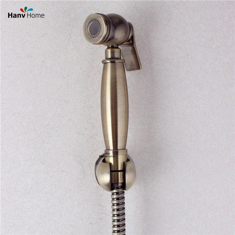 Античный смеситель для биде ванной комнаты туалетный набор портативный спрей и