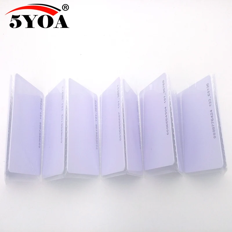 5YOA 50 шт. EM4100 125 кГц ID брелок RFID бирки llaveros llavero Porta Chave карта стикер маркер кольцо
