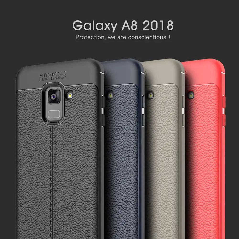 Ssuuu для Samsung A3 A52017 A82018 чехол личи шаблон Ударопрочный Мягкий ТПУ J330 J530 J730 J7Duo J7max