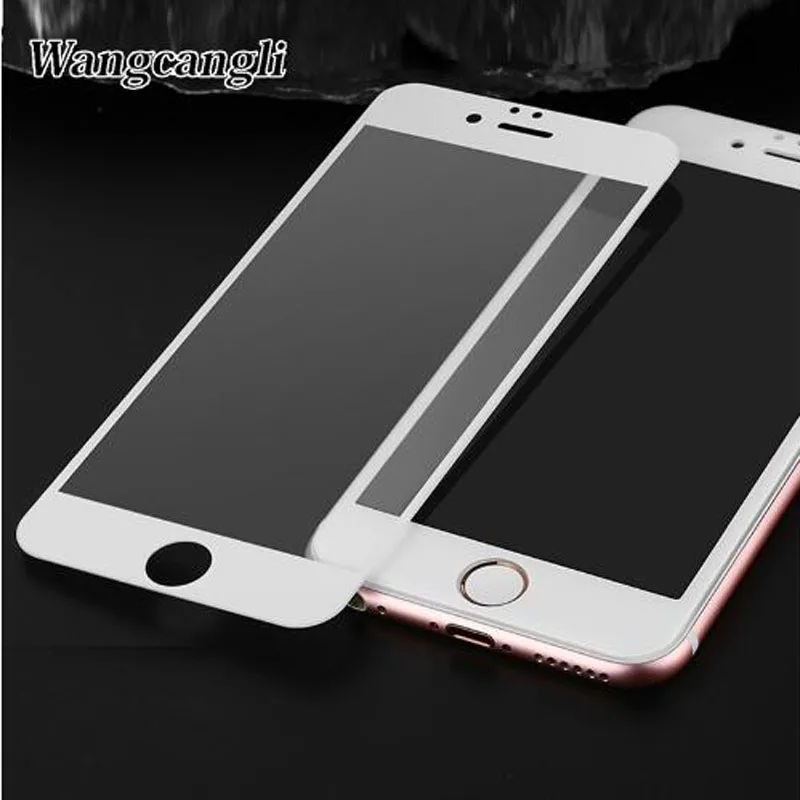 Wangcangli 3D Защита экрана для iPhone 7 8 Стекло красное полное покрытие закаленное стекло
