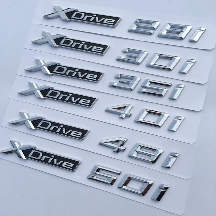 2X Высококачественный новый автомобильный Стайлинг 3D ABS Xdrive 20i 25i 28i 30i 35i 40i 48i 50i