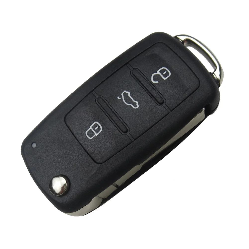 Откидной дистанционный ключ OkeyTech 2X 5K0837202AD 5K0 837 202 AD для VW VolksWagen Beetle Caddy Tiguan Touran Golf