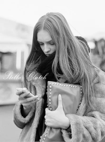 Брендовые модные однотонные женские clutchs сумка кожа Женщины Конверт Сумка день