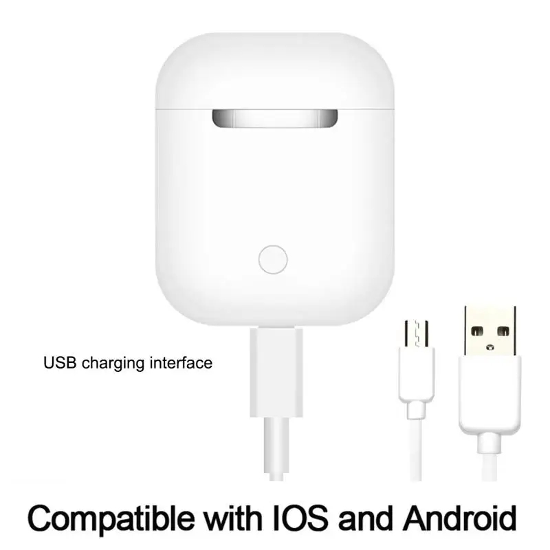 Портативные наушники с громкой связью I10 Max TWS беспроводные Bluetooth зарядным