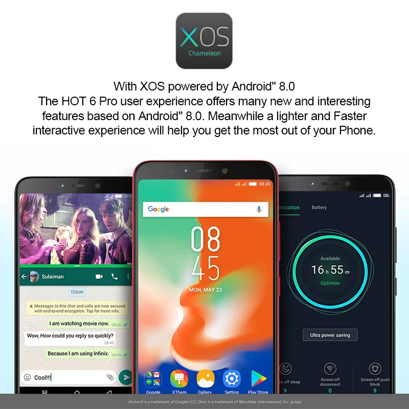 Infinix HOT 6PRO смартфон Двойная Задняя камера 6 0 "экран сотовый телефон Android 8
