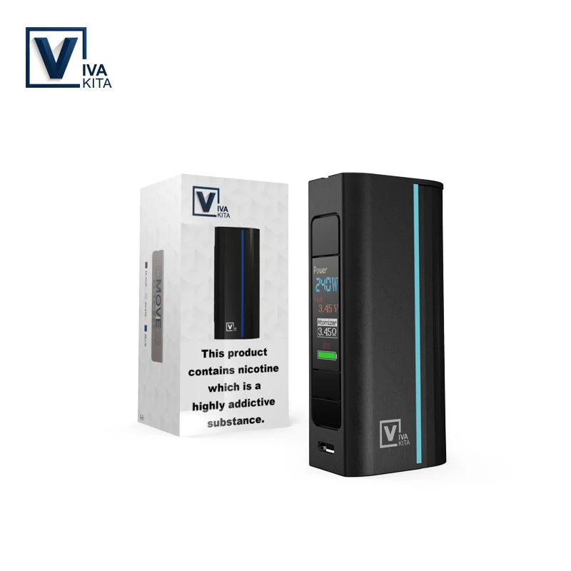 Подарочный бак, электронная сигарета, Vape, мод Move Grand 80 Вт, коробка, мод, атомайзер, 510 нить, одиночный 18650 аккумулятор, электронная сигарета, мод vape