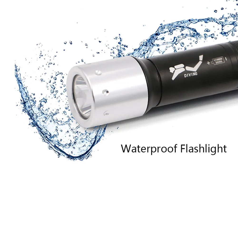 2016 Новый Водонепроницаемый Дайвинг фонарик 1000LM 3 режиме linterna led Dive AAA ИЛИ 18650 Факел