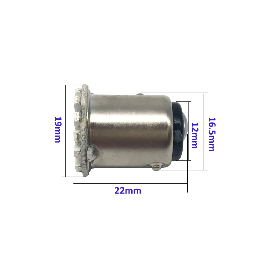 Стробоскоп 50X S25 1156 BA15S 1157 BAY15D 1206 22 SMD вспышка парковки повернуть светодиодные