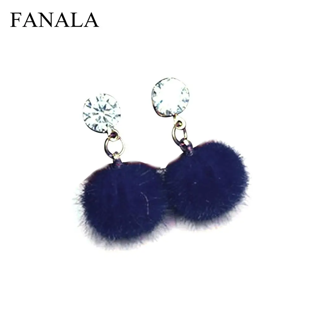 Драгоценный камень прелестные серьги в форме подарка маленькая трендовая пара