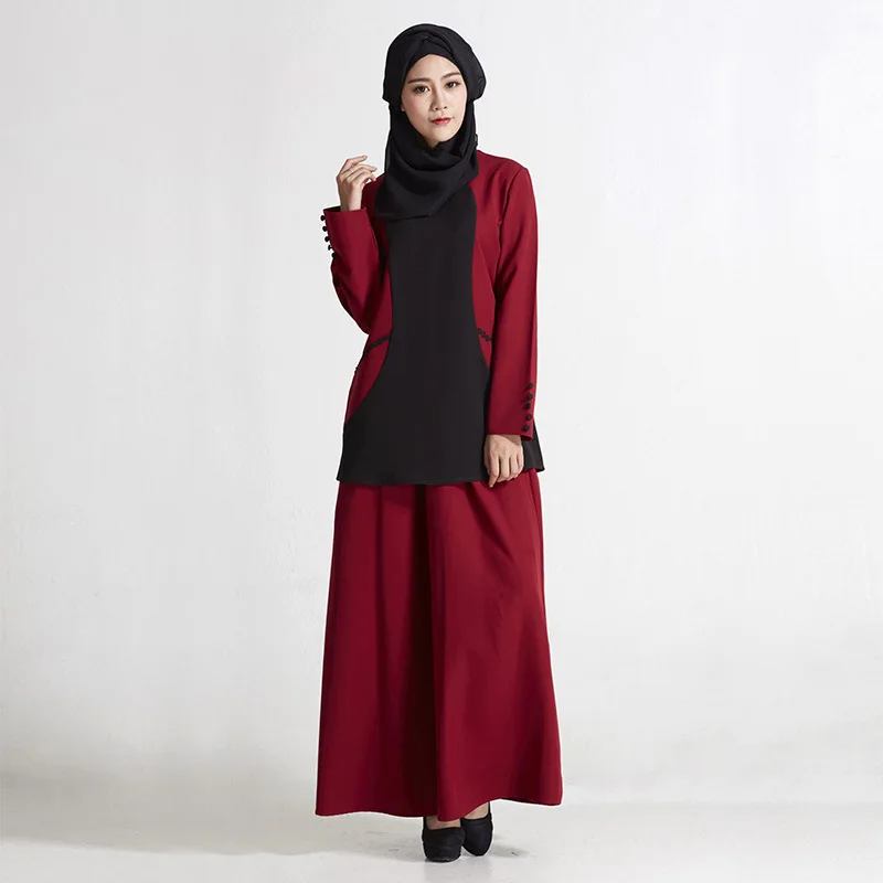 Модное Длинное Платье abaya для мусульманской девушки Турецкая женская одежда юбка