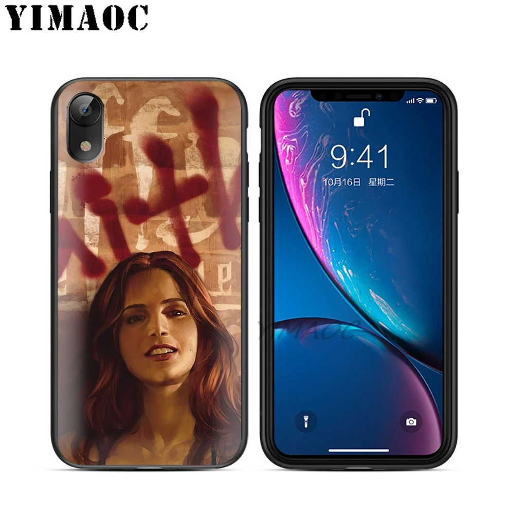 YIMAOC Buffy Охотник на вампиров Мягкий ТПУ Черный силиконовый чехол для iPhone X или 10 8 7 6S