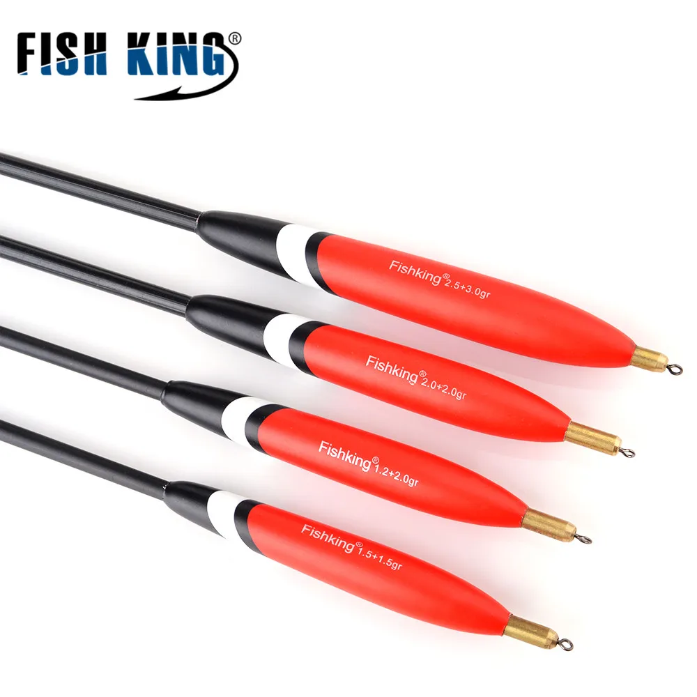 FISH KING 4 шт./упак. 2 5 + 3 0 г 1 поплавок для рыбалки поплавки из пробкового дерева