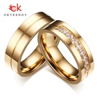 Oktrendy, 1 пара, свадебные бриллианты, пара обещаний, браслет из нержавеющей стали, ювелирные изделия на годовщину помолвки, бижутерия