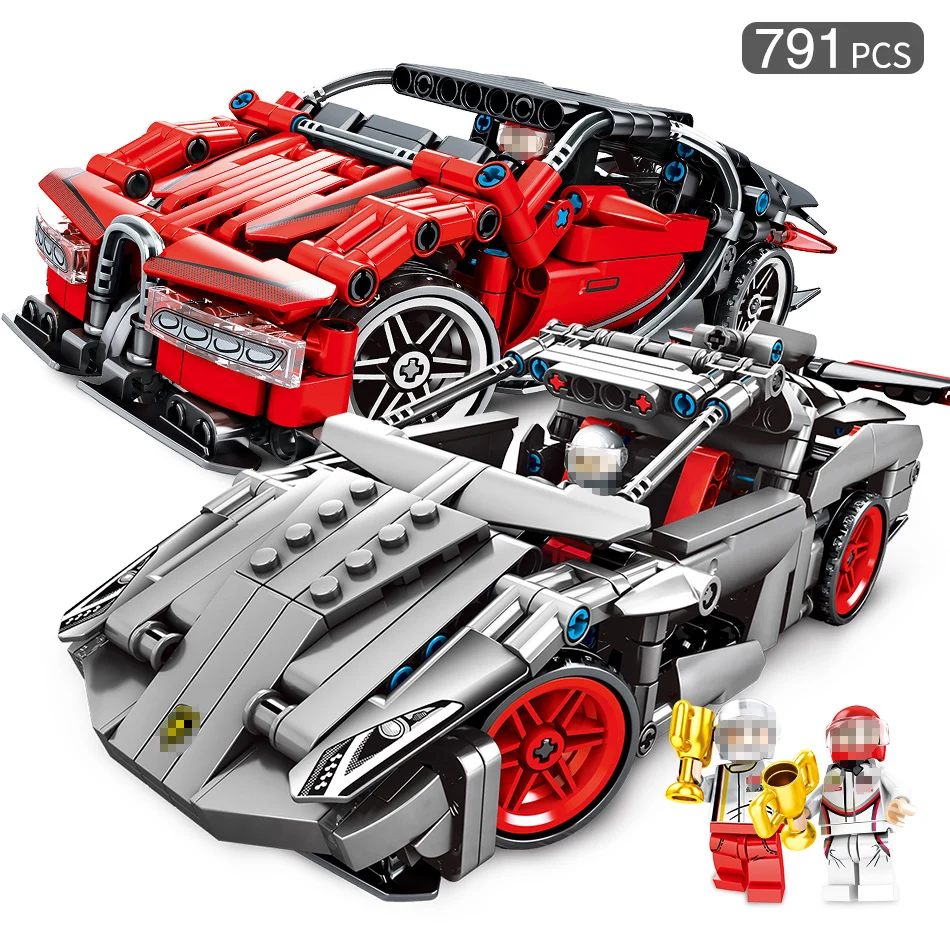 Legoings техника супер Скорость машина чемпиона модель здания наборы фигуры
