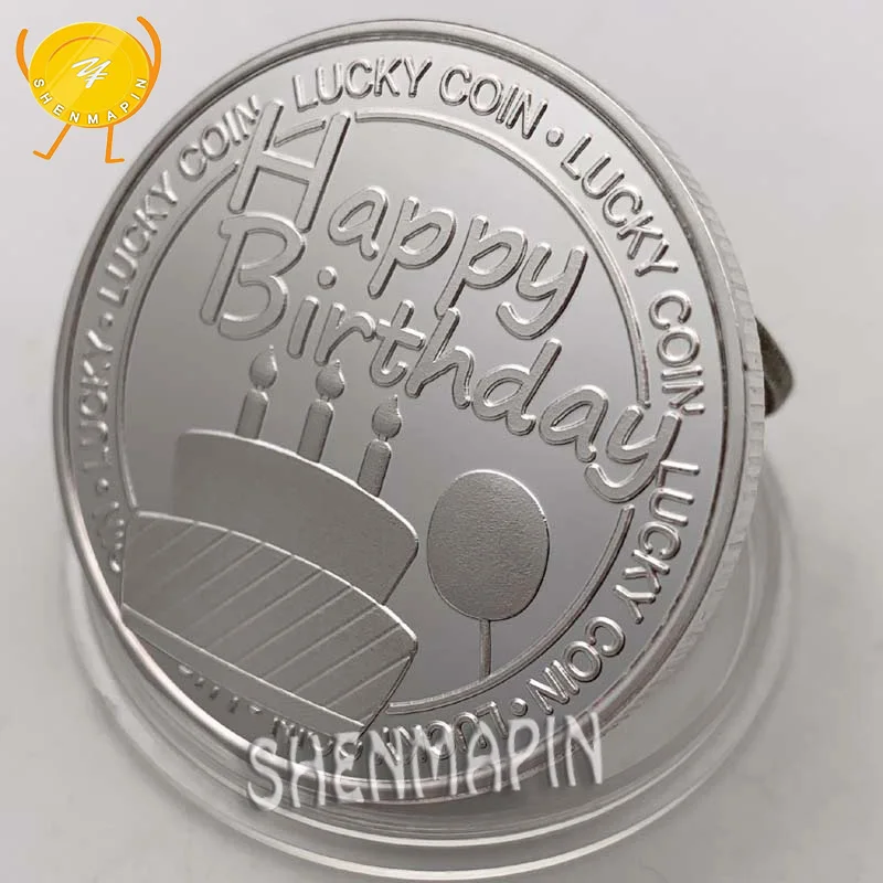 Памятная монета счастливого фотографирования желаю вам много лет здоровья