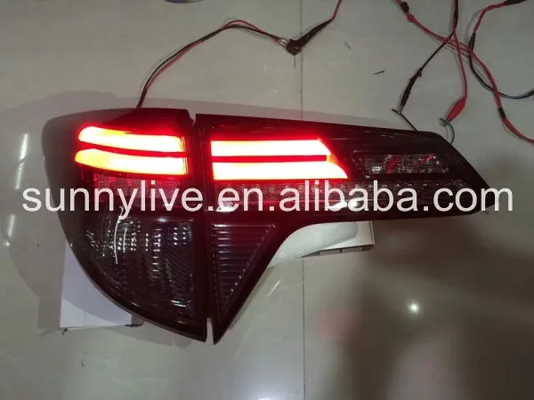 Для HONDA HRV vezel светодиодный задний светильник Smoke LF