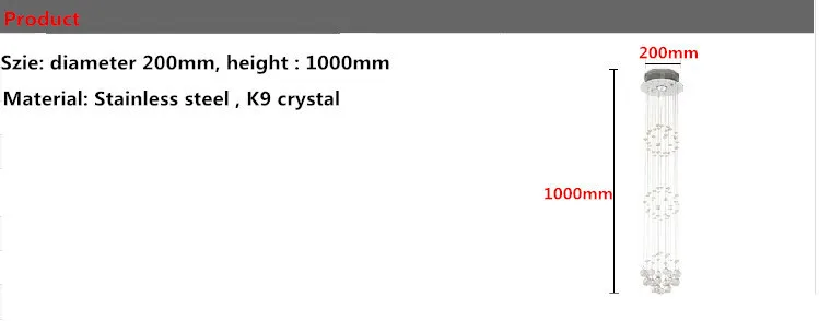 Современная простая спиральная хрустальная люстра освещение s высококлассная