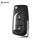 Запасной складной чехол-брелок KEYYOU для Toyota TOY43 Blade, бесплатная доставка