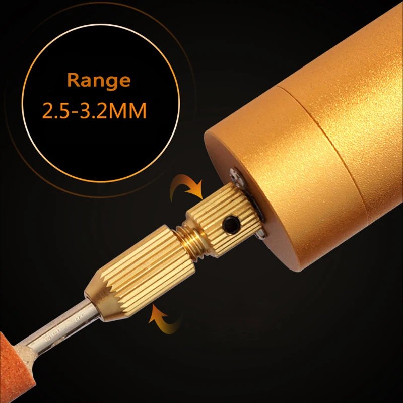 Гравировка Мини дрель Rotary Tool с шлифовальные аксессуары комплект USB Зарядное