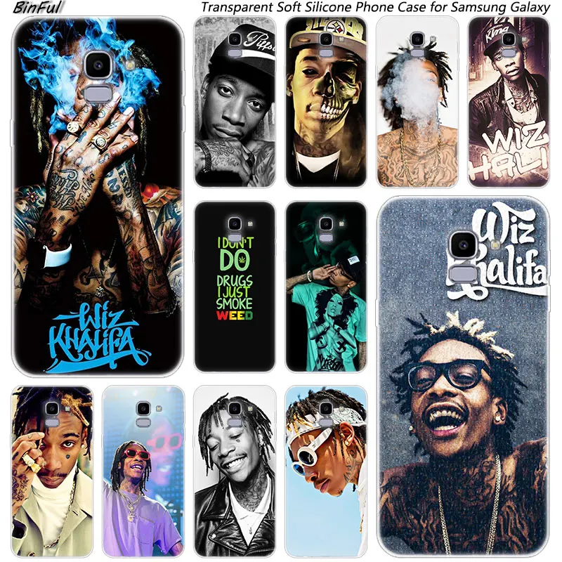 Хит продаж мягкий силиконовый чехол Wiz Khalifa для Samsung Galaxy J8 J6 J4 2018 J2 Core J5 J7 Prime J3 2016 2017