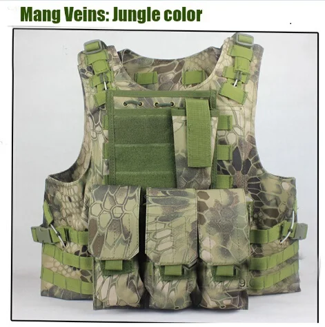 Новинка г. Mang вен CS Molle тактический colete армейские вентиляторы амфибия жилеты PRO защитная одежда непробиваемая майка Горячая - Цвет: Зеленый